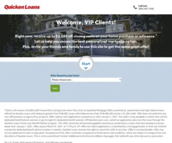 Homeloanbenefitprogram.com(Get Started with Quicken Loans) Screenshot