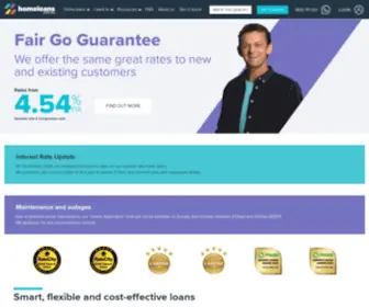 Homeloans.com.au(Smart, flexible and cost-effective loans) Screenshot