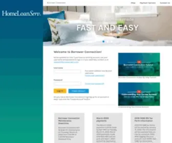 Homeloanserv.com(HomeLoanServ Borrower Connection) Screenshot