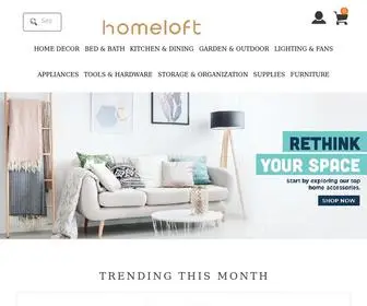 Homeloft.ie(Online shopping from a huge selection of home and kitchen products) Screenshot