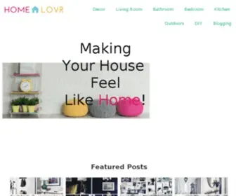 Homelovr.com(Making Your House Feel Like Home) Screenshot
