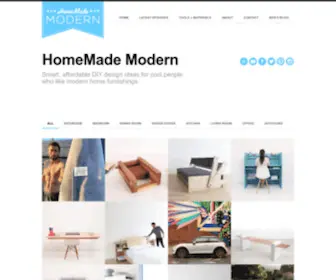 Homemade-Modern.com(HomeMade Modern) Screenshot