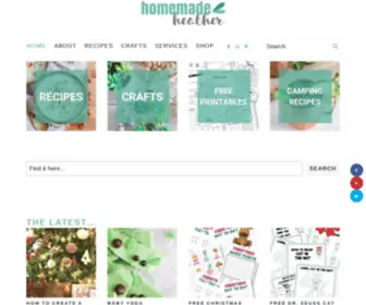 Homemadeheather.com(Fun Food & Printables) Screenshot