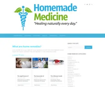 Homemademedicine.com(Home Remedies) Screenshot