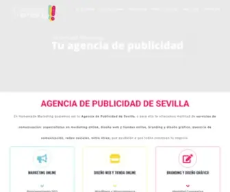 Homemademk.com(Agencia de Publicidad Sevilla) Screenshot