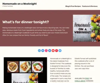 Homemadeonaweeknight.com(Homemade on a Weeknight) Screenshot