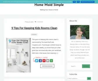 Homemaidsimple.com(Home Maid Simple) Screenshot