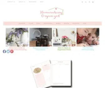 Homemakingorganized.com(Homemaking Organized) Screenshot