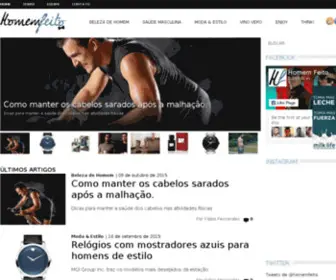 Homemfeito.com.br(Homem Feito) Screenshot