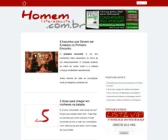 Homeminteressante.com.br(Homem Interessante) Screenshot