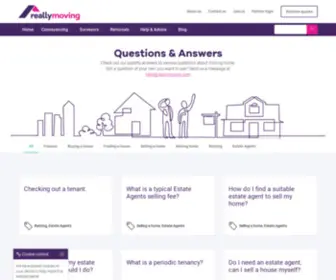 Homemove.co.uk(Help and Advice questions and answers) Screenshot