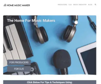 Homemusicmaker.com(Tips & Tutorials) Screenshot