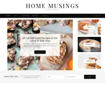 Homemusings.com(Home Musings) Screenshot