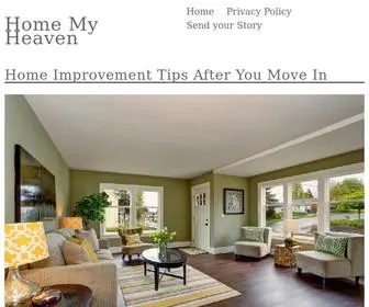 Homemyheaven.co.uk(A Home of 'Home improvement tips') Screenshot