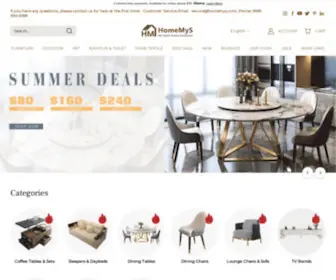 Homemys.com(Your Exclusive Home Furniture) Screenshot