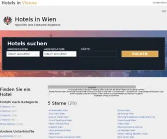 Homenet.org(Alle Hotels in Wien) Screenshot