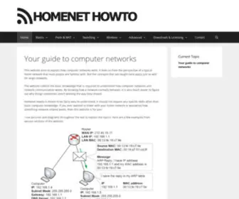 Homenethowto.com(Homenet Howto) Screenshot