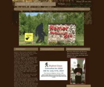 Homeofbigfoot.com(Home Of Bigfoot) Screenshot