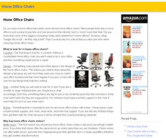 Homeoffice-Chairs.com(Home Office Chairs) Screenshot