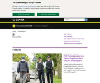 Homeoffice.gov.uk(Homeoffice) Screenshot