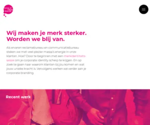 Homeofhappybrands.nl(Reclamebureau en communicatiebureau) Screenshot