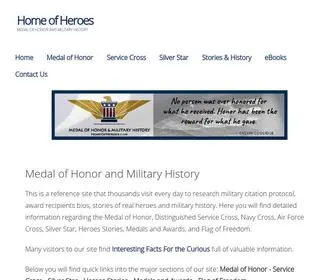 Homeofheroes.com(This reference site) Screenshot