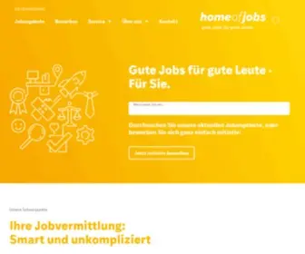 Homeofjobs.de(Startseite) Screenshot