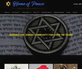 Homeofpeacememorialpark.com(Home of Peace) Screenshot