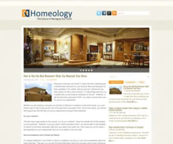 Homeology.info(Homeology Blog) Screenshot