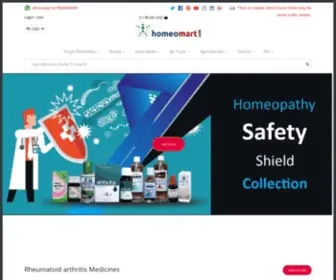 Homeomart.com(India's No.1 Online Homeopathy Store) Screenshot