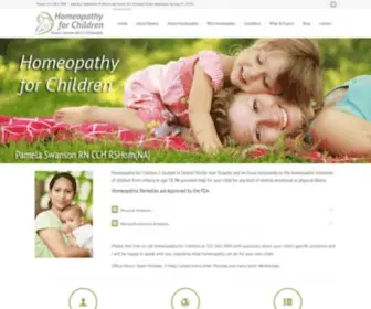 Homeopath-Orlando.com(Homeopathy For Children) Screenshot