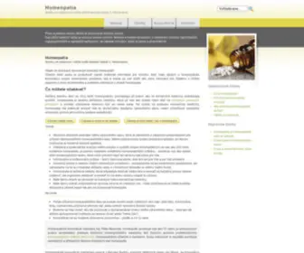 Homeopath.eu(Alternatívna medicína) Screenshot