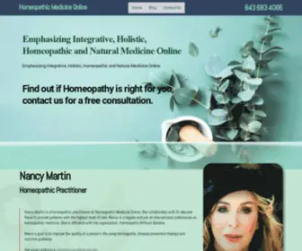 Homeopathicmedicineonline.com(Holistic Therapy) Screenshot