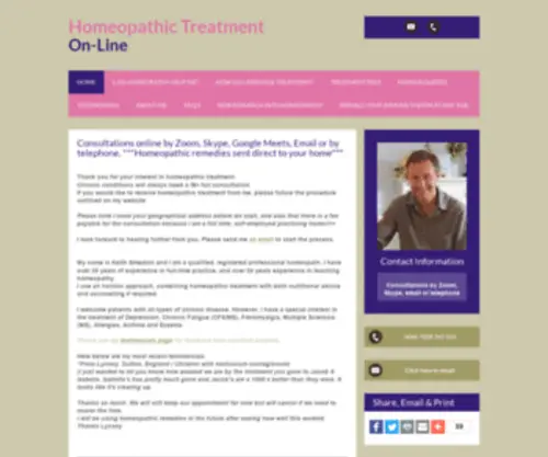 Homeopathictreatmentonline.com(Homeopathictreatmentonline) Screenshot