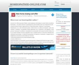 Homeopathie-Online.com(Le repertoire interactif) Screenshot