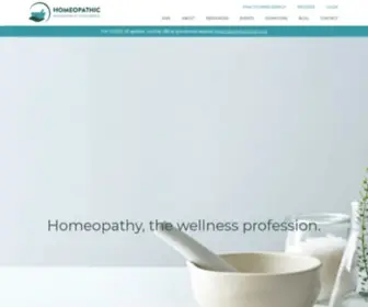 Homeopathy.org.za(HSA) Screenshot