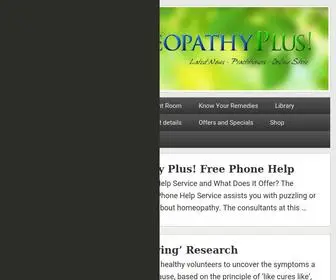 Homeopathyplus.com(Homeopathy Plus) Screenshot