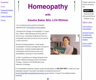 Homeopathyworks.co.uk(Homeopathyworks) Screenshot