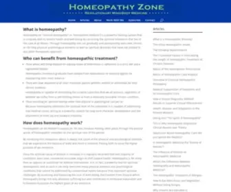 Homeopathyzone.com(Homeopathy Zone) Screenshot