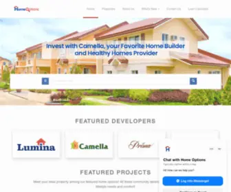 Homeoptions.com.ph(Buy Property Online) Screenshot