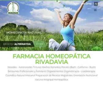 Homeorivadavia.com.ar(Farmacia Homeopática Rivadavia) Screenshot