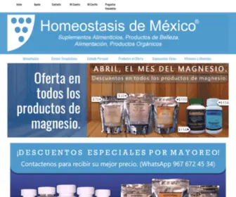 Homeostasismexico.com(Homeostasis de México) Screenshot