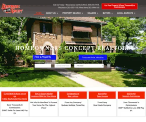 Homeownersmke.com(Homeowners Concept) Screenshot