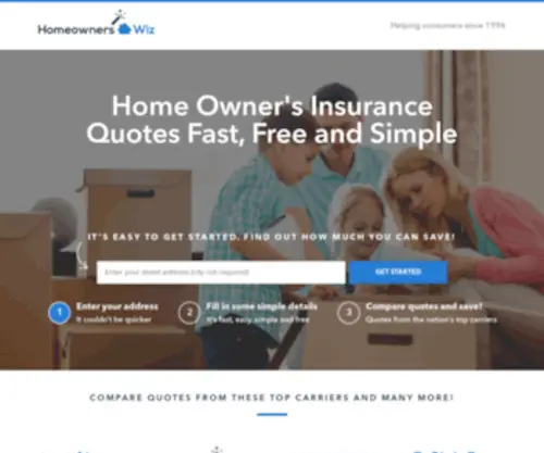 Homeownerswiz.com(Home Owner Wiz) Screenshot