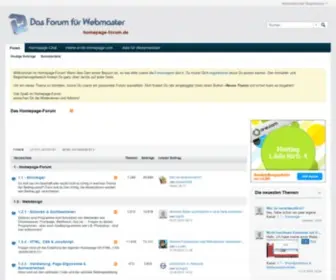 Homepage-Forum.de(Das Homepage) Screenshot