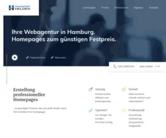 Homepage-Helden.de(Professionelle Webseite) Screenshot