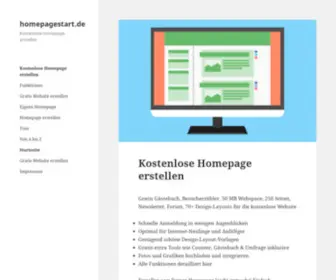 Homepagestart.de(Homepagestart) Screenshot