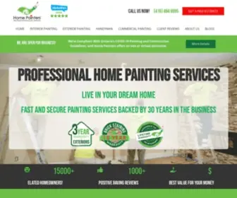 Homepainterstoronto.com(Residential & Commercial Painting Company) Screenshot