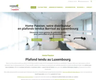 Homepassion.lu(Plafond tendu au Luxembourg) Screenshot