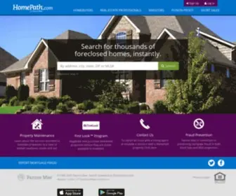 Homepath.com(Fannie Mae REO Homes For Sale) Screenshot